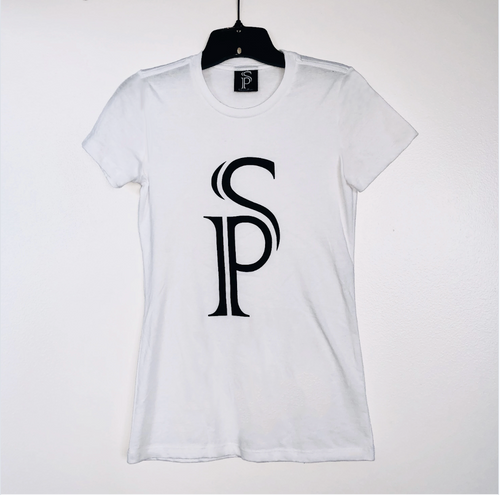 White SP Logo Tee